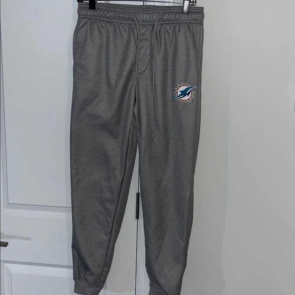 Miami Dolphins Fleece 3 Pocket Junior Youth Tapered NFL Sweatpants Track Pants